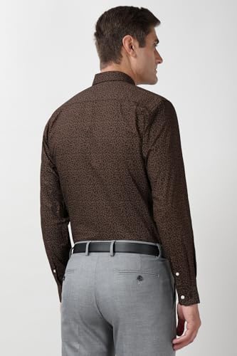 Peter England Men's Printed Formal Shirt 100% Cotton Full Sleeves - Image 4