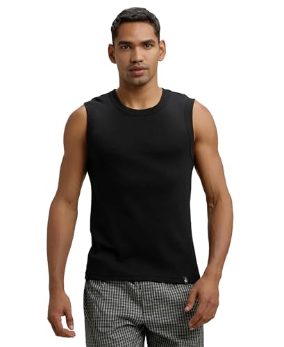 Jockey 9930 Men's Slim Fit Round Neck Muscle Vest - Image 2