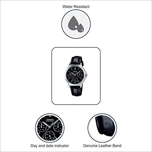 Casio Enticer Ladies Analog Black Dial Watch LTP-V300L-1AUDF - Image 5