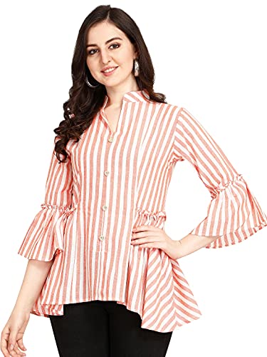 Leriya Fashion Women's Rayon Sparkle Lining Tops Shimmer Glitter Loose Collor Long Butterfly Sleeve - Authentic Leriya Clothing | UrbanThreads - Image 2