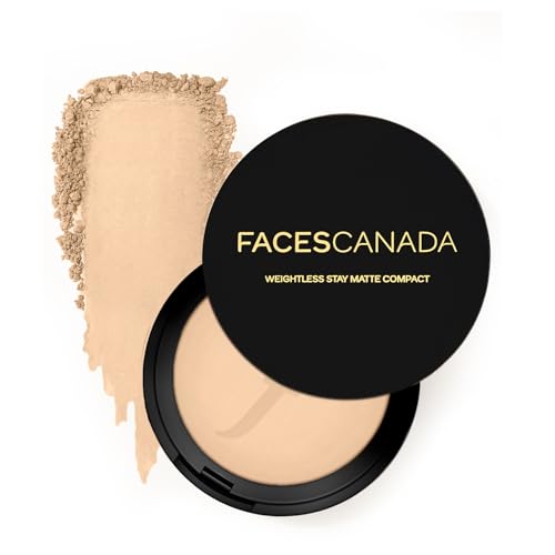 FACESCANADA Weightless Stay Matte Finish Compact Powder Natural 9g - Image 2