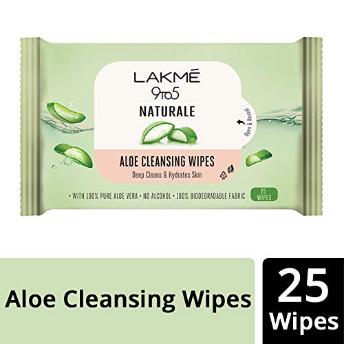 LAKMÉ 9To5 Natural Aloe Cleansing Wipes 141 G - Image 4
