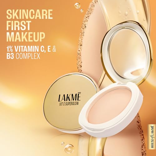 Lakme Superglow Vit C Compact Beige 24 8gm - Image 5