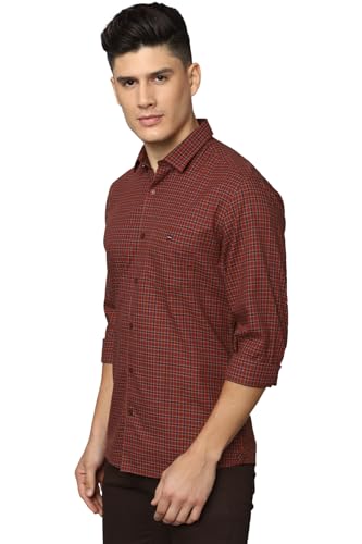 Louis Philippe Men's Slim Fit Checks Casual Shirt - Image 4