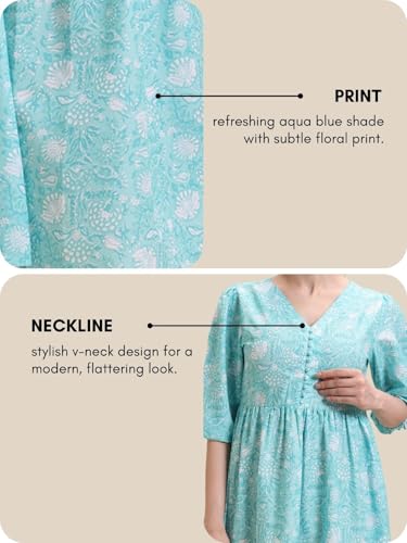 Leriya Fashion Dress for Woman | Elegant Floral Printed Long Dresses | Western Dress for Women | One - Authentic Leriya Clothing | UrbanThreads - Image 5