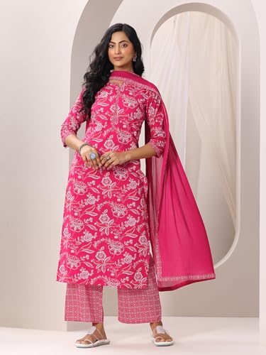 Libas Women's Cotton Blend Kurta Set - Authentic Libas Clothing | UrbanThreads - Image 4