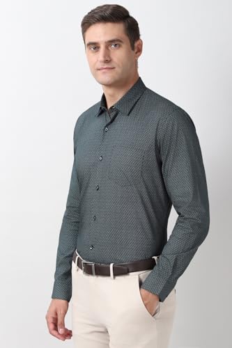 Peter England Men's Printed Formal Shirt 100% Cotton - Image 3