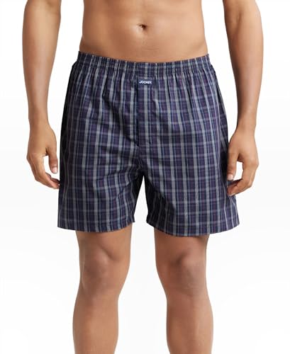 Jockey 1222 Men's Woven Checkered Boxer Shorts - Image 2