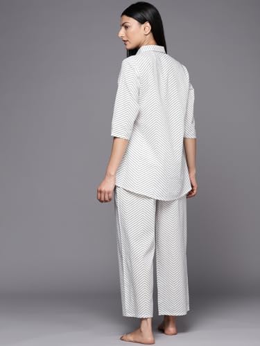 Libas Womens Printed Cotton Night Suit Set for Women - Authentic Libas Clothing | UrbanThreads - Image 4