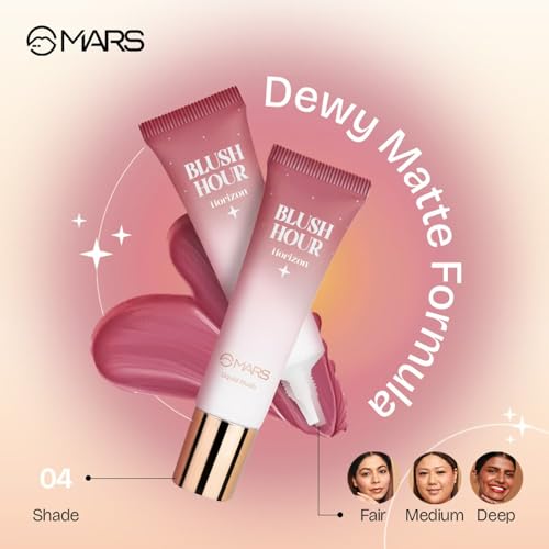 MARS Liquid Blush Dewy-Matte Highly Pigmented Lightweight - Image 5