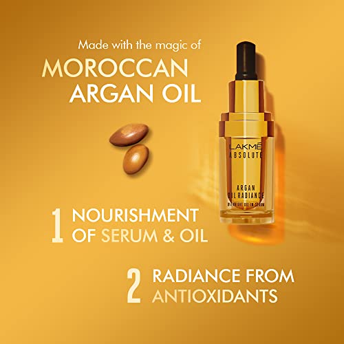 Lakme Absolute Argan Oil Radiance Overnight Oil-in-Serum 15 ml - Image 4