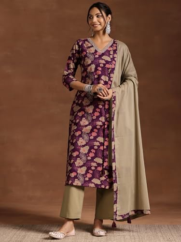 Libas Printed Cotton Kurta Set with Dupatta - UrbanThreads.in - Image 5