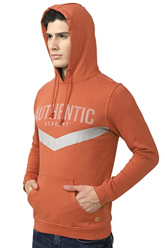 Van Heusen Men Cotton Blend Hooded Neck Sweatshirt - Authentic Van Clothing | UrbanThreads - Image 3