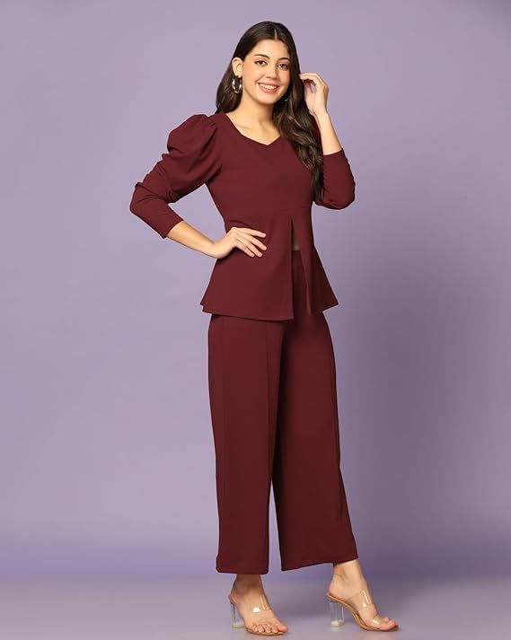 Leriya Fashion Women Co Ord Set for Women | Co Ord Set for Women Stylish | Festive Co Ord Set for Wo - Authentic Leriya Fashion | UrbanThreads - Image 5