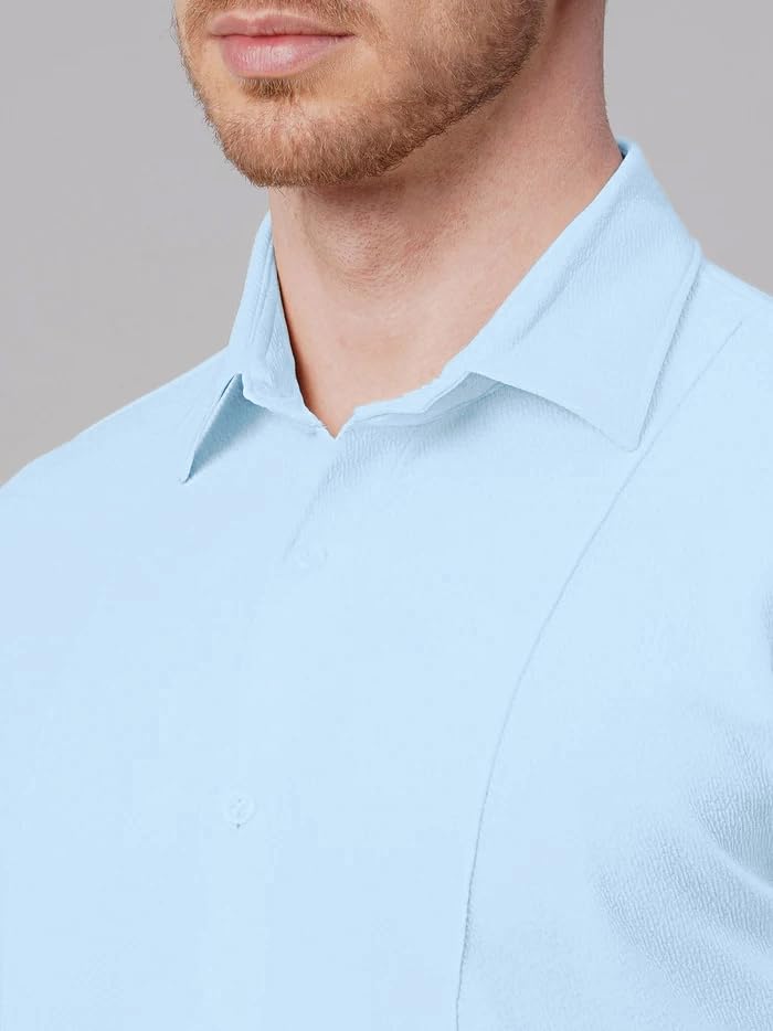 Leriya Fashion Men's polyester Regular Fit Shirt | Half Shirt | Shirt Casual| Shirt Half Sleeve | Te - Authentic Leriya Clothing | UrbanThreads - Image 5