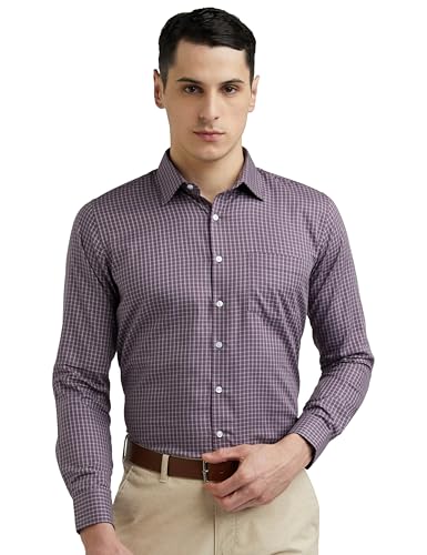 Van Heusen Men's Cotton Solid Slim Fit Shirt - Authentic Van Clothing | UrbanThreads - Image 2