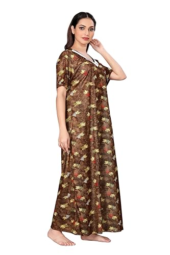 Leriya Fashion Women Stretchable Cotton Lycra Printed Maxi Maternity Nighty | Hosiery Nighty for Wom - Authentic Leriya Fashion | UrbanThreads - Image 5