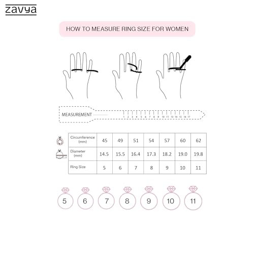 ZAVYA 925 Sterling Silver Ring for Women - Image 5