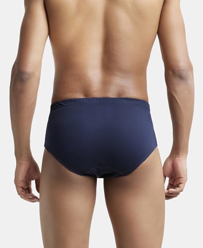 Jockey 8035 Men's Super Combed Cotton Solid Poco Brief - Image 5