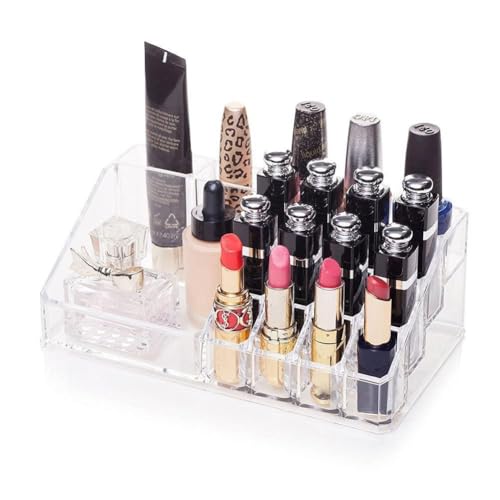 Clazkit 16 Grid Makeup Organizer Plastic Cosmetic Display - Image 4