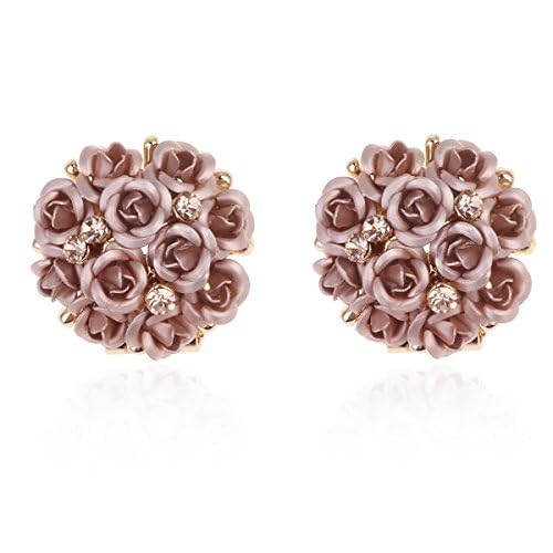 Shining Diva Floral Gold Plated Earrings for Women & Girls - Image 4