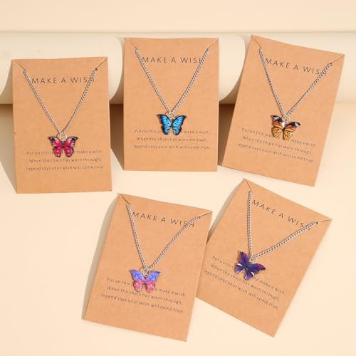 Shining Diva Butterfly Jewellery Necklace Set for Women - Image 5