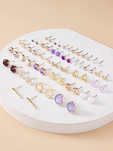 UrbanThreads Dazzling Diva Earrings Set 30 Pairs - Image 5