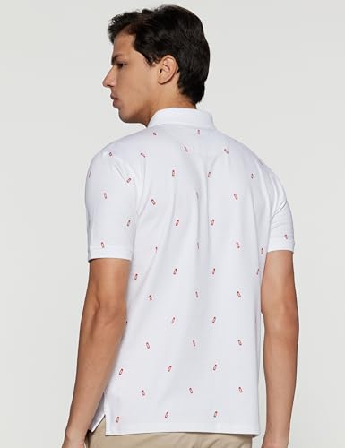 Peter England Men's Cotton Regular Fit Half Sleeve Polo T-Shirt - Image 4