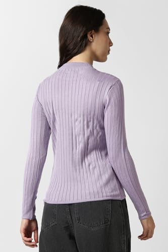 Van Heusen Women's Round Neck Solid Knit Top Full Sleeve - Image 4