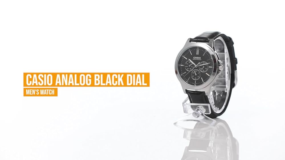 Casio MTP-V300L-1AUDF Analog Black Dial Men's Watch - Image 3