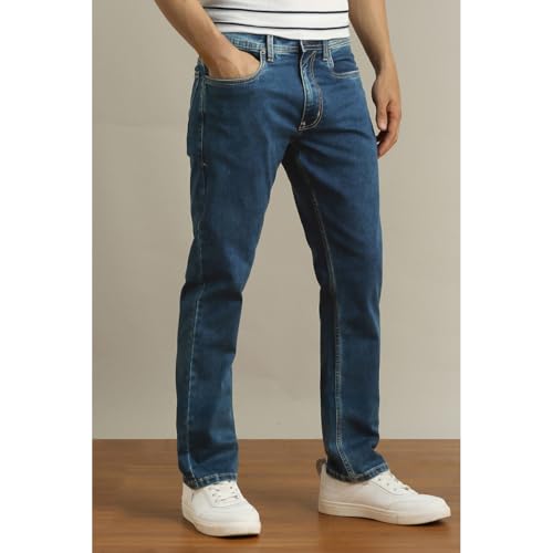 Peter England Men's Regular Fit Denim Jeans - Image 4