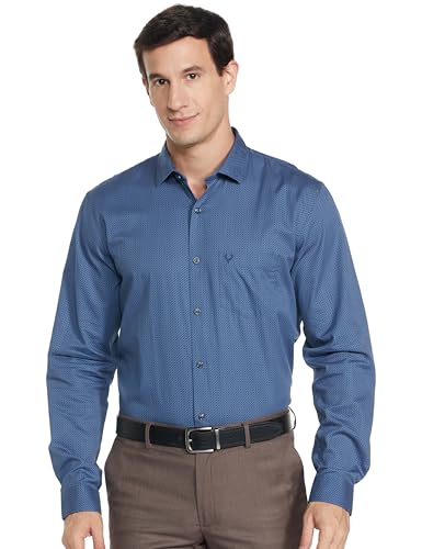 Allen Solly Men Cotton Regular Fit Printed Formal Shirt - Image 2