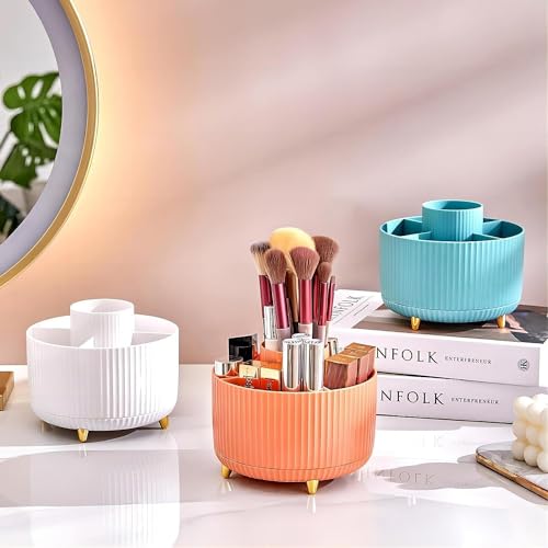 Zollyss 360° Rotating Makeup Brush Holder Organizer - Image 5