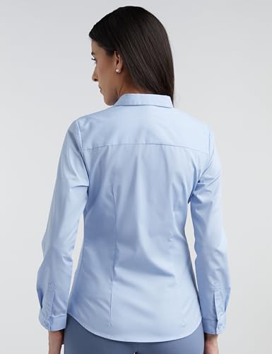Allen Solly Women's Cotton Solid Classic Fit Shirt - Image 4