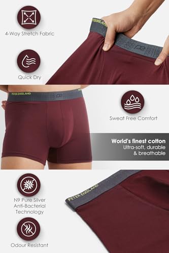 Peter England Men's Cotton Multiple Cut Trunks - Image 5