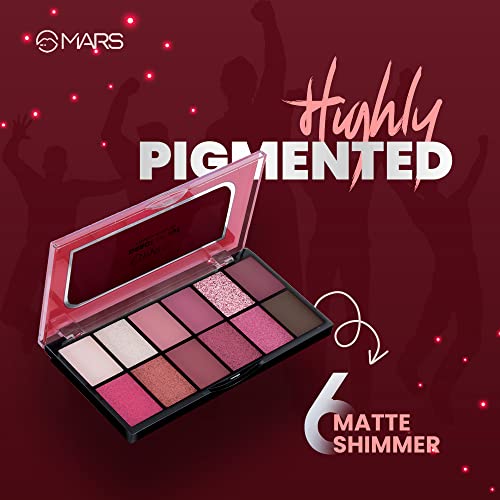 MARS Dance of Joy Eyeshadow Palette 12 Shades Matte - Image 4
