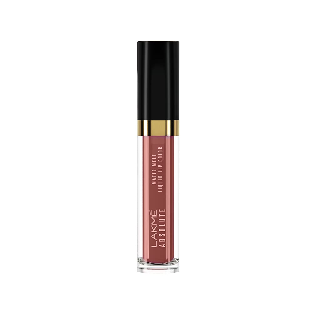 Lakmé Absolute Matte Melt Liquid Lip Color Brown Tan 6 ml