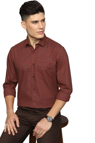Louis Philippe Men's Slim Fit Checks Casual Shirt - Image 2