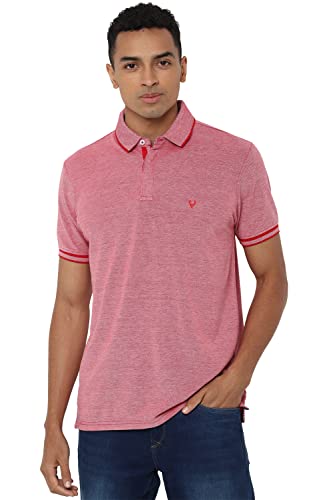 Allen Solly Men Cotton Solid Regular Fit Polo - Image 2