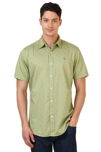 Allen Solly Men Cotton Solid Regular Fit Shirt - Image 2
