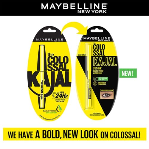 Maybelline Intense Colour Colossal Kajal Black Matte - Image 4