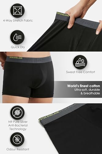 Peter England Men's Cotton Multiple Cut Trunks - Image 5