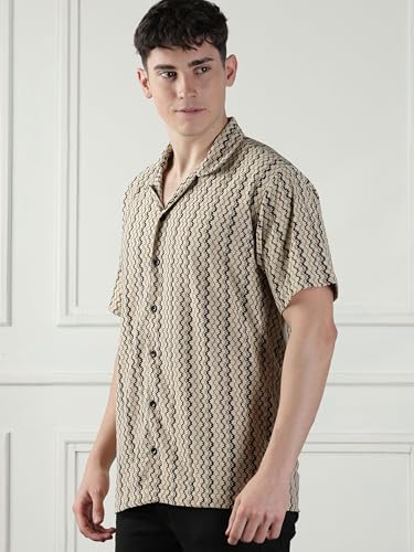 Urban Buccachi Men's Full Sleeve Cotton Shirt | Regular Fit Casual & Formal Shirt for Men with Patch - Authentic Urban Clothing | UrbanThreads - Image 4