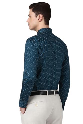 Peter England Men's Formal Shirt Cotton Regular Fit Full Sleeves - Image 4
