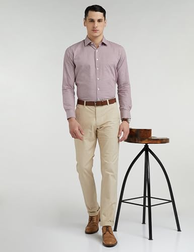 Van Heusen Men Cotton Solid Slim Fit Formal Shirt - Authentic Van Clothing | UrbanThreads - Image 5