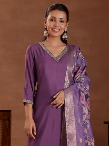 Libas Silk Blend Kurta Set - Elegant Ethnic Wear | UrbanThreads.in - Image 5