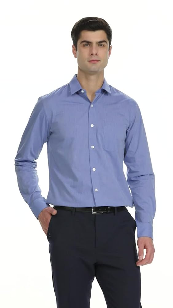 Peter England Men's Cotton Slim Fit Shirt - Image 3