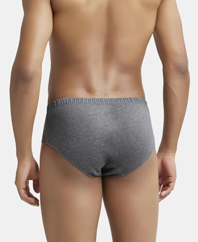 Jockey 8035 Men's Super Combed Cotton Solid Poco Brief - Image 5
