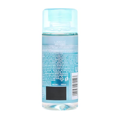LAKMÉ Hydrating Soothing Face Cleanser Micellar Water 200ml - Image 4