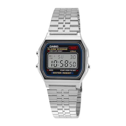Casio Vintage Digital Watch Silver Stainless Steel - Image 2